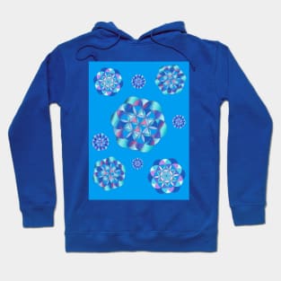 Flower of life, royal blue Hoodie